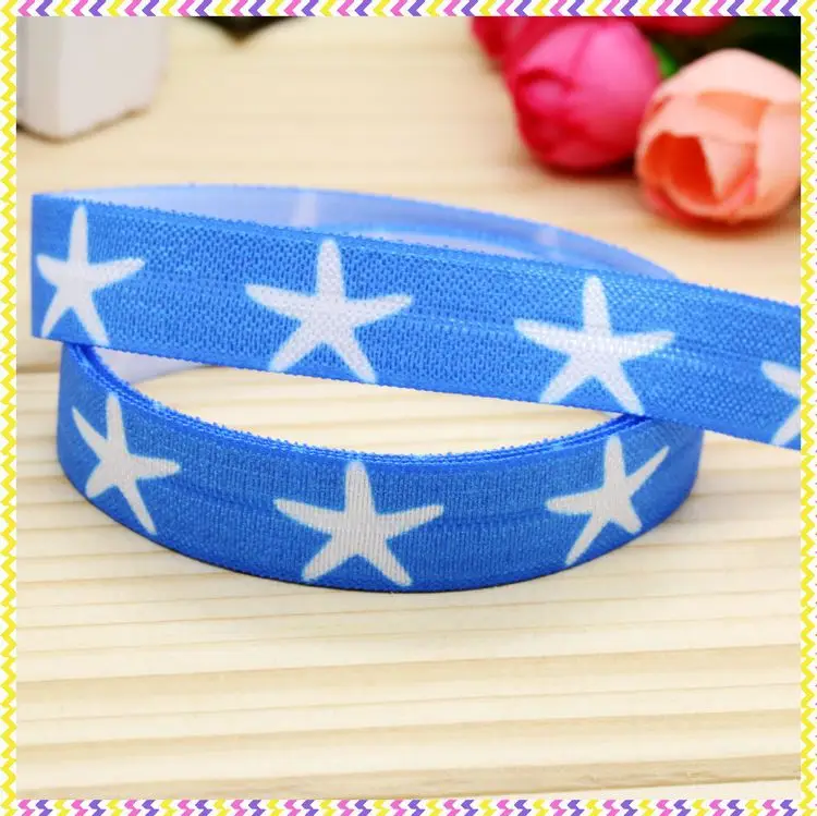 5/8 inch Free shipping Elastic FOE Starfish printed headband headwear diy hair band wholesale OEM H4060
5/8 inch Free shipping Elastic FOE Starfish printed headband headwear diy hair band wholesale OEM H4060