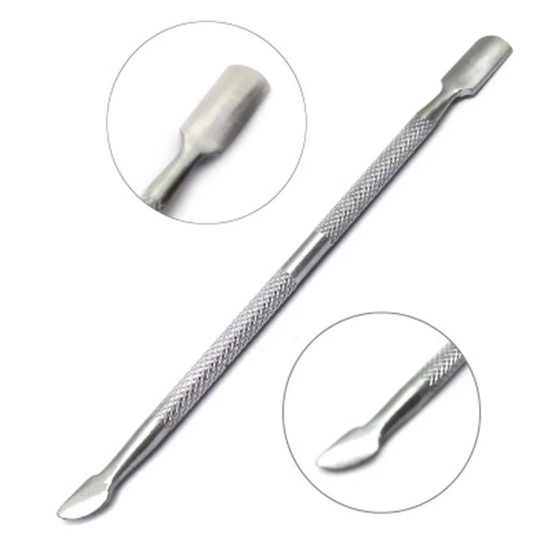 Dual-ended Stainless Steel UV Gel Cuticle Nail Remover Pusher Anti-slip Handle Nail Art Tool 1PC
Dual-ended Stainless Steel UV Gel Cuticle Nail Remover Pusher Anti-slip Handle Nail Art Tool 1PC