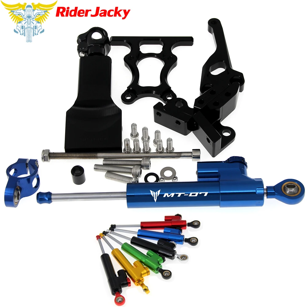 CNC Adjustable Motorcycle Linear Reversed Steering Damper with bracket Support For YAMAHA MT-07 MT07 MT 07 2013-2017 2015 2016
CNC Adjustable Motorcycle Linear Reversed Steering Damper with bracket Support For YAMAHA MT-07 MT07 MT 07 2013-2017 2015 2016