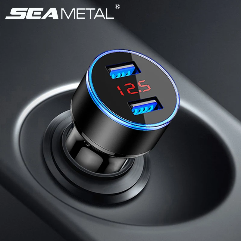 3.1A Dual USB Car Charger 2 Ports LCD Display 12-24V Cigarette Socket Lighter Adapter Fast Car Charger Power Adapter Car Styling
3.1A Dual USB Car Charger 2 Ports LCD Display 12-24V Cigarette Socket Lighter Adapter Fast Car Charger Power Adapter Car Styling