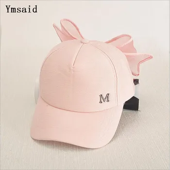 HOT Korea Spring Cap M mark Pink Hat With Big Bow Bending Brimmed Hat Baseball Caps Visor Women And Girl Sun Hat
HOT Korea Spring Cap M mark Pink Hat With Big Bow Bending Brimmed Hat Baseball Caps Visor Women And Girl Sun Hat