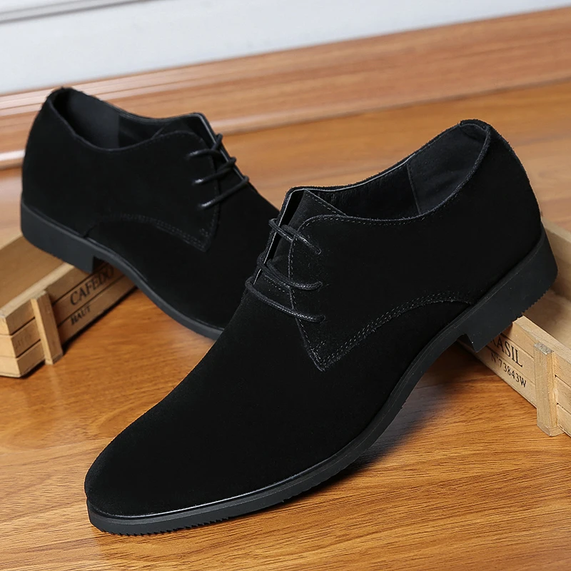 designer suede genuine leather men shoes italian formal male footwear elegant wedding work flats man dress oxford shoes for men (20)