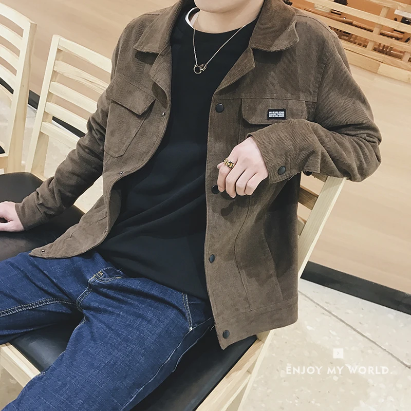 2018 New Pattern Loose Coat Man Trend Student Corduroy Jacket Male Self-cultivation Joker Leisure Time Jacket
2018 New Pattern Loose Coat Man Trend Student Corduroy Jacket Male Self-cultivation Joker Leisure Time Jacket