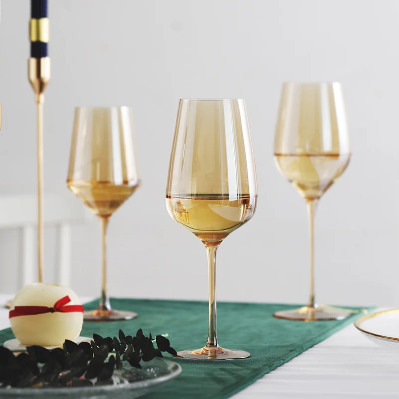 Goblet Amber Glass Cup Red Wine Goblet Champagne Goblet Bubble Wine Tulip Cocktail Wedding Party Drinkware
Goblet Amber Glass Cup Red Wine Goblet Champagne Goblet Bubble Wine Tulip Cocktail Wedding Party Drinkware