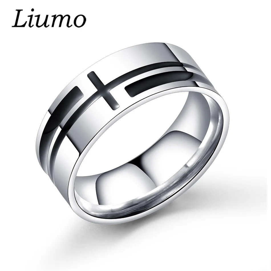 Liumo Classic Black Thin Line Cross Simple Men 316L Stainless Steel Christian Jesus Ring Lr812
Liumo Classic Black Thin Line Cross Simple Men 316L Stainless Steel Christian Jesus Ring Lr812