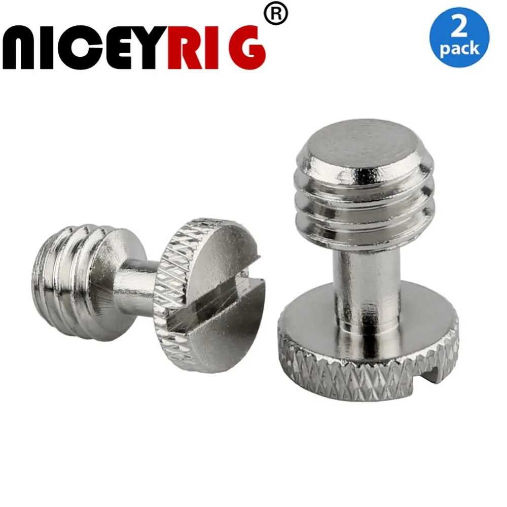 NICEYRIG 3/8" Screw 3/8 Camera Rig Adapter DSLR Accessories 3/8 inch Screw Camera Quick Release Studio Rig (2 Pieces/Pack)
NICEYRIG 3/8" Screw 3/8 Camera Rig Adapter DSLR Accessories 3/8 inch Screw Camera Quick Release Studio Rig (2 Pieces/Pack)