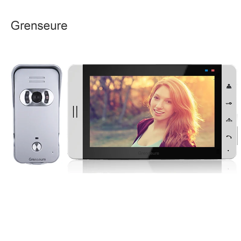 FREE SHIPPING New Wired 7" Color TFT LCD White Touch Screen Video DoorPhone Intercom Kit With Doorbell Intercom Camera IN STOCK
FREE SHIPPING New Wired 7" Color TFT LCD White Touch Screen Video DoorPhone Intercom Kit With Doorbell Intercom Camera IN STOCK