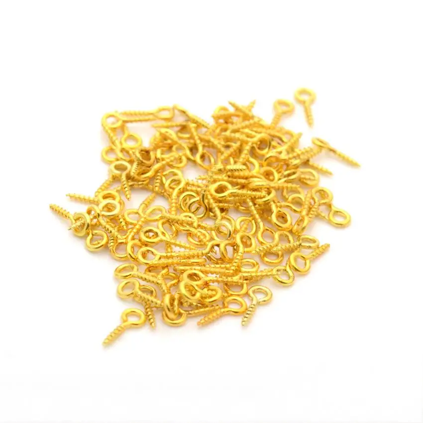 Jewelry Findings Diy Mini Eye Pins Eye pins Hooks Eyelets Screw Threaded Metal Jewelry Pendant Clasps
Jewelry Findings Diy Mini Eye Pins Eye pins Hooks Eyelets Screw Threaded Metal Jewelry Pendant Clasps