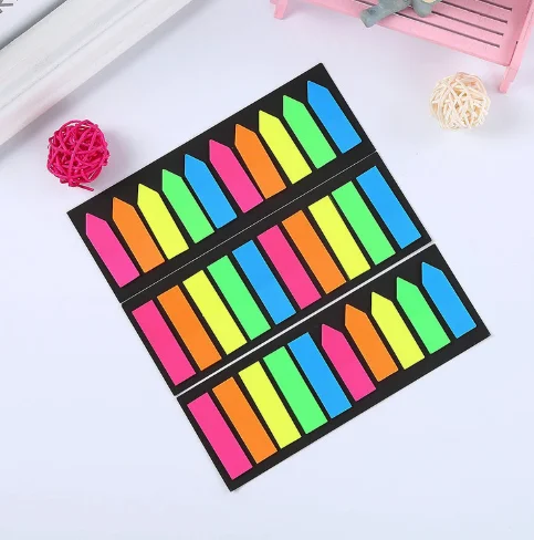 Creative Transparent Fluorescent Planner Stickers Classification Index Stickers BookMarker Memo Pad
Creative Transparent Fluorescent Planner Stickers Classification Index Stickers BookMarker Memo Pad