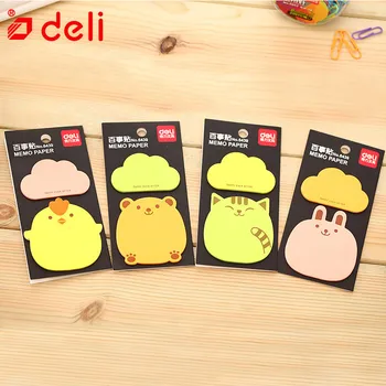 Deli kawaii memo paper student stationery self-Adhesive sticker memo pad sticky notes bookmark school & office supplies
Deli kawaii memo paper student stationery self-Adhesive sticker memo pad sticky notes bookmark school & office supplies