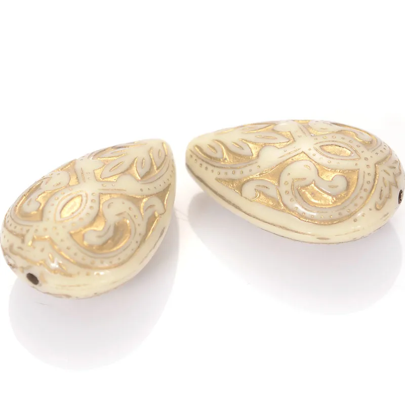 30Pcs 27*18*11 MM Vintage Inspired Ethnic Acrylic Antique Style Design Teardrop Waterdrop Beads For Diy Bracelet Jewelry Making
30Pcs 27*18*11 MM Vintage Inspired Ethnic Acrylic Antique Style Design Teardrop Waterdrop Beads For Diy Bracelet Jewelry Making