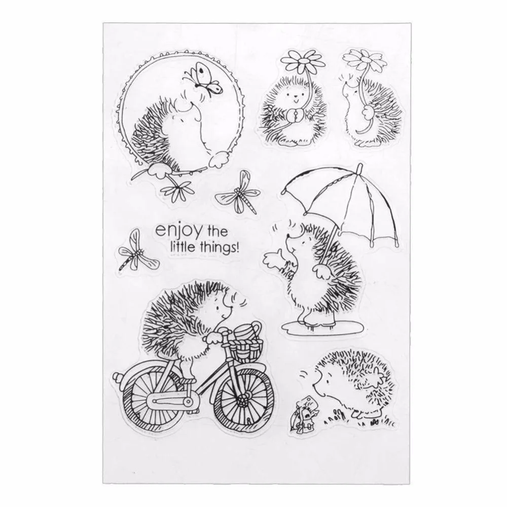 Silicone Transparent Clear Hedgehog Scrapbook Stamp Seal DIY Embossed Die For Paper Card Craft Making Fun Play Book Animal Decor
Silicone Transparent Clear Hedgehog Scrapbook Stamp Seal DIY Embossed Die For Paper Card Craft Making Fun Play Book Animal Decor