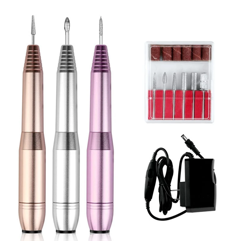 Mini Electric Nail Art Drill Set Nail File Manicure Machine Pedicure Polish Kit Handheld Machine With Drill Bits
Mini Electric Nail Art Drill Set Nail File Manicure Machine Pedicure Polish Kit Handheld Machine With Drill Bits