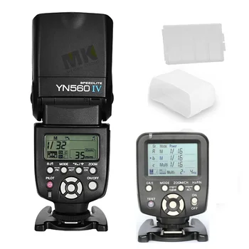 

Yongnuo YN560-TX Wireless Flash Controller + Flash YN560IV Speedlight Speedlite for Canon DSLR Cameras 5D 60D 5D2 6D 7D 400D