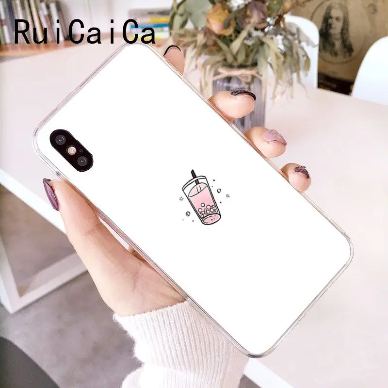 Summer drink milk tea bubble tea