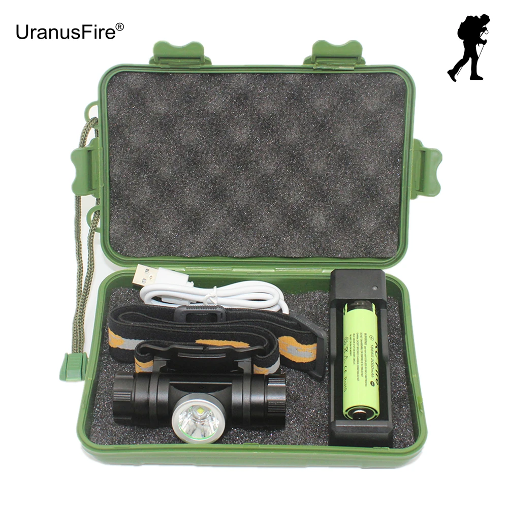 LED Headlamp Rechargeable Headlamp USB Headlight XM-L2 1000 Lumen 6 Modes Head flashlight for Fishing Camping Hunting
LED Headlamp Rechargeable Headlamp USB Headlight XM-L2 1000 Lumen 6 Modes Head flashlight for Fishing Camping Hunting