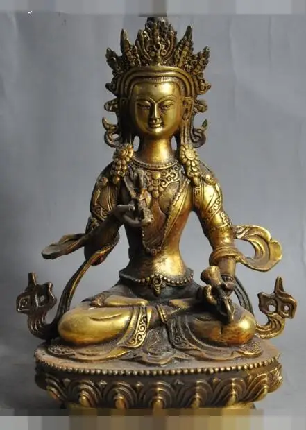 S3842 china buddhism bronze gilt Vajra tara Vajrasattva KwanYin buddha goddess statue
S3842 china buddhism bronze gilt Vajra tara Vajrasattva KwanYin buddha goddess statue