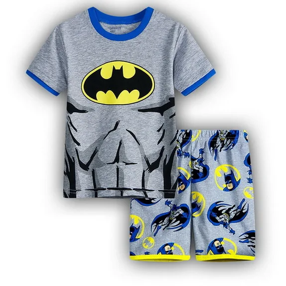 Kids Summer Sleepwear Sets Boy Cartoon Cotton Pajamas Sets Children Boys Girls Nightwear Clothes Cotton Tees+Shorts 2pcs D40
Kids Summer Sleepwear Sets Boy Cartoon Cotton Pajamas Sets Children Boys Girls Nightwear Clothes Cotton Tees+Shorts 2pcs D40