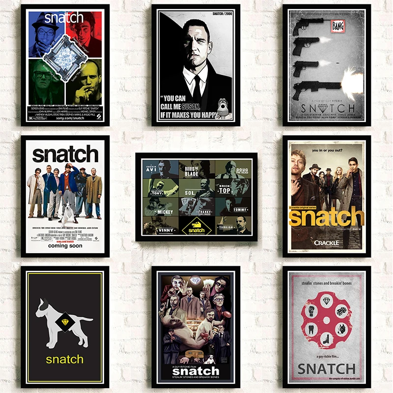 The Snatch Posters Movie Wall Stickers White Coated Paper Prints H Clear Image Home Decoration Livingroom Bedroom Bar 42X30cm A3
The Snatch Posters Movie Wall Stickers White Coated Paper Prints H Clear Image Home Decoration Livingroom Bedroom Bar 42X30cm A3