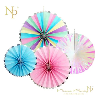 Nicro 4pcs/lot Party Unicorn Rainbow Colorful Paper Fans Set For Wedding Baby Showers Birthday Christmas Home Decorations #FS07
Nicro 4pcs/lot Party Unicorn Rainbow Colorful Paper Fans Set For Wedding Baby Showers Birthday Christmas Home Decorations #FS07