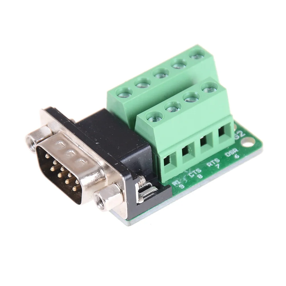 DB9 Connector Terminal Module RS232 RS485 Adapter Signals Interface Converter Male COM D Sub 9Pin | Обустройство дома
