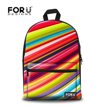 Multicolor Women Backpack Colorful Striped Children Canvas Backpack for Teenagers Girls Canvas Travel Rucksack Mochila Kids
Multicolor Women Backpack Colorful Striped Children Canvas Backpack for Teenagers Girls Canvas Travel Rucksack Mochila Kids