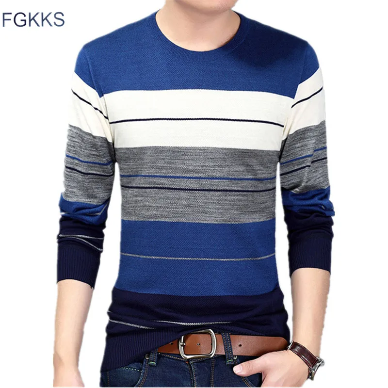 FGKKS Fashion Brand Men's Sweater Top Autumn Winter Men Splice Casual Sweater Mens Slim Fit Brand Knitted Pullovers
FGKKS Fashion Brand Men's Sweater Top Autumn Winter Men Splice Casual Sweater Mens Slim Fit Brand Knitted Pullovers