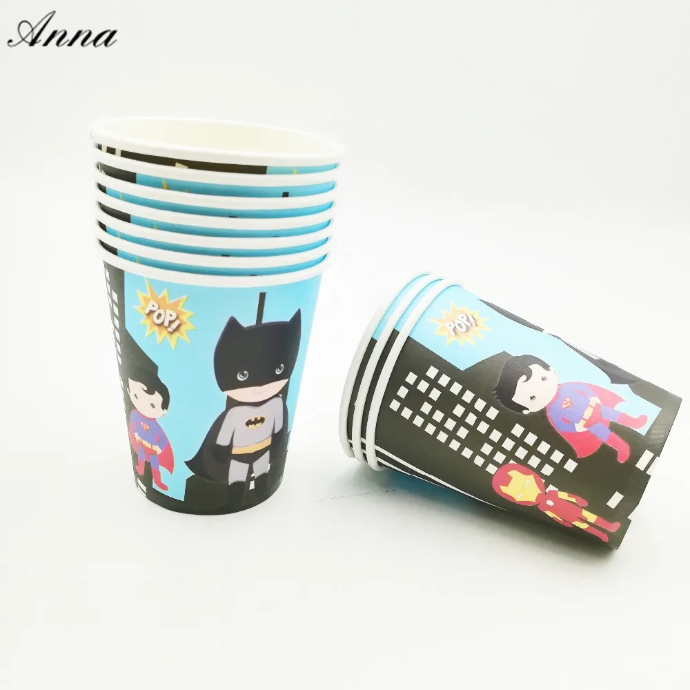 10pcs/lot Avengers Party Supplies Paper Cup Cartoon Birthday Decoration Baby Shower Theme Boys Batman party
10pcs/lot Avengers Party Supplies Paper Cup Cartoon Birthday Decoration Baby Shower Theme Boys Batman party