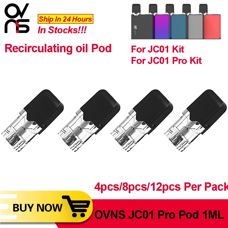 4pcs/8pcs/12pcs Ovns JC01 Pro Pod vape Cartridge 1ml 1.5ohm Electronic Cigarette Accessories For Ovns JC01 Pro Pod Vape kit
4pcs/8pcs/12pcs Ovns JC01 Pro Pod vape Cartridge 1ml 1.5ohm Electronic Cigarette Accessories For Ovns JC01 Pro Pod Vape kit
