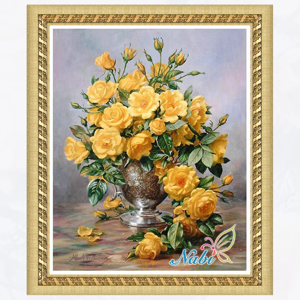 Vase flower crystals dmc rhinestone 3055R - Round Diamond embroidery cross stitch diamond mosaic painting
Vase flower crystals dmc rhinestone 3055R - Round Diamond embroidery cross stitch diamond mosaic painting