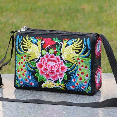 National Embroidery Women Travel handbag!Nice Multi Floral embroidered Lady Shoulder&Crossbody bag Bohemian Three-layers Carrier
National Embroidery Women Travel handbag!Nice Multi Floral embroidered Lady Shoulder&Crossbody bag Bohemian Three-layers Carrier