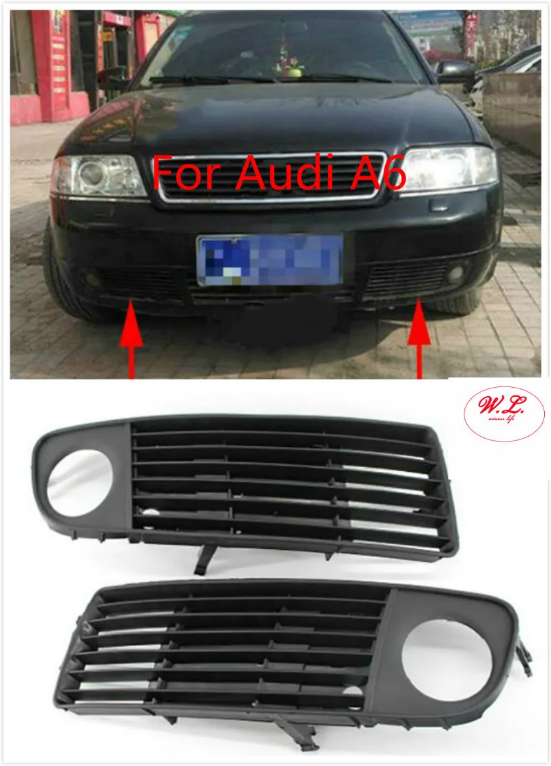 For Left Right Lower Bumper Fog Light Cover Vent Grille For Audi A6 C5 Avant Quattro 1999 -2002
For Left Right Lower Bumper Fog Light Cover Vent Grille For Audi A6 C5 Avant Quattro 1999 -2002