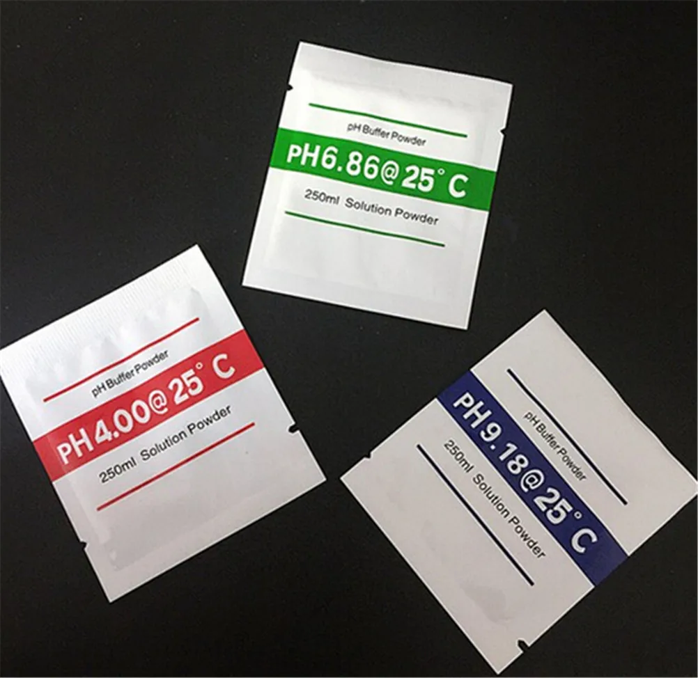 3Bags 4.00 6.86 9.18 PH Buffer Solution Powder for PH Test Meter Measure Calibration Point
3Bags 4.00 6.86 9.18 PH Buffer Solution Powder for PH Test Meter Measure Calibration Point