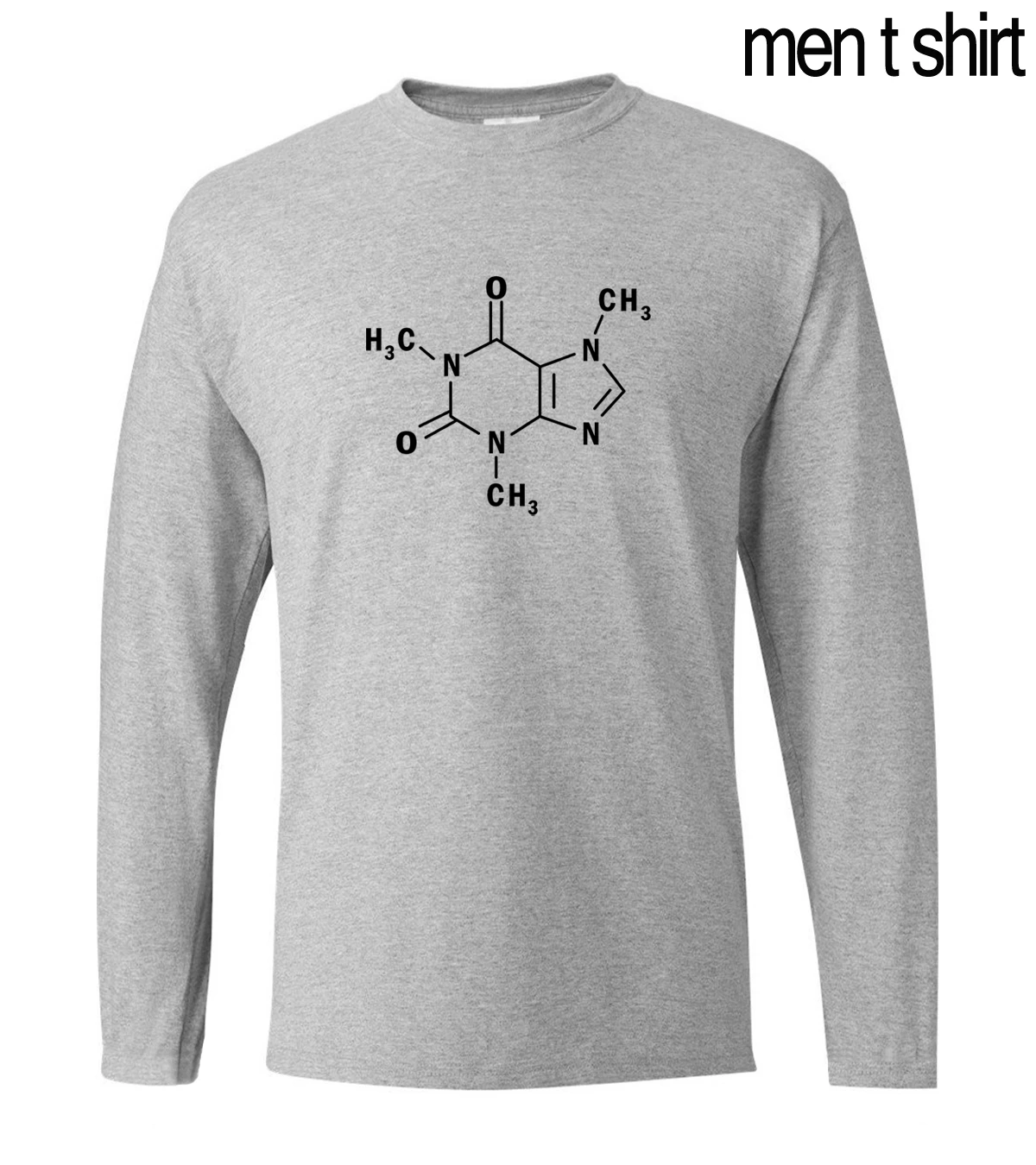The Big Bang Theory Caffeine Molecular Formula Sheldon men long sleeve T-shirts 2019 autumn 100% cotton casual slim men t shirt
The Big Bang Theory Caffeine Molecular Formula Sheldon men long sleeve T-shirts 2019 autumn 100% cotton casual slim men t shirt