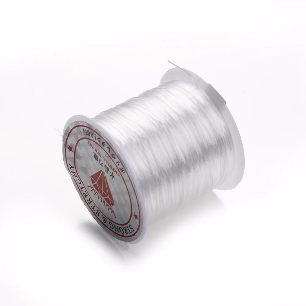 LOULEUR 1 Rolls/lot 10 Colors Elastic Cords Stretch Beading Wire/Cord/String/Thread for DIY Bracelets Jewelry Making Materials LOULEUR 1 Rolls/lot 10 Colors Elastic Cords Stretch Beading Wire/Cord/String/Thread for DIY Bracelets Jewelry Making Materials