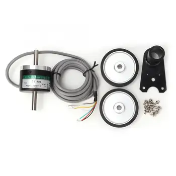 Touch Switch 5-24V 6mm Shaft Double Wheel Incremental Pulse Rotate Encoder with Wheel Support Wireless Switch
Touch Switch 5-24V 6mm Shaft Double Wheel Incremental Pulse Rotate Encoder with Wheel Support Wireless Switch