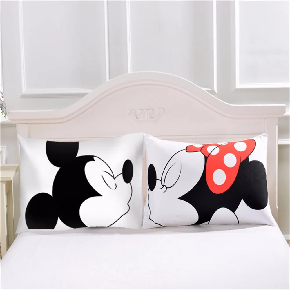 Mickey Mouse Pillowcase Romantic Pillow Case Art Stripe Soft Pillow Cover Gift Home Textiles Geometric Decorative 2Pcs/Pair
Mickey Mouse Pillowcase Romantic Pillow Case Art Stripe Soft Pillow Cover Gift Home Textiles Geometric Decorative 2Pcs/Pair