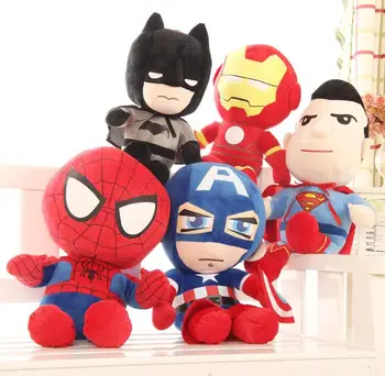 Marvel The Avengers 30cm Stuffed Toys Super Hero Spider-man Captain America Superman Batman Plush Soft Plush Gifts for Children
Marvel The Avengers 30cm Stuffed Toys Super Hero Spider-man Captain America Superman Batman Plush Soft Plush Gifts for Children
