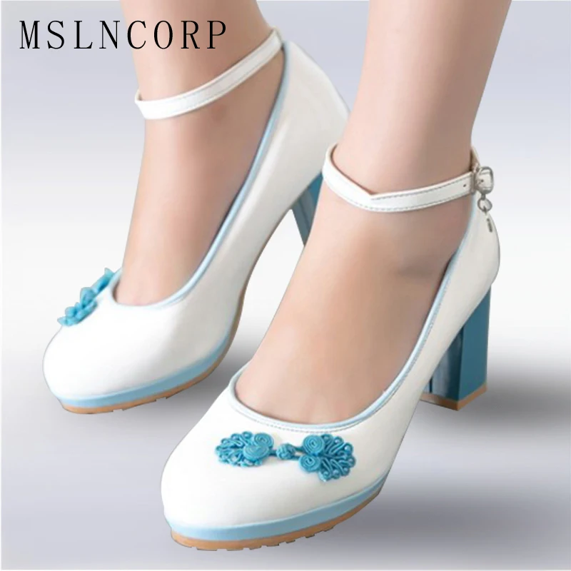 Size 34-51 women high heels Pumps spring autumn platform unique round toe sweet flower hot sale wedding Casual shoes footwear
Size 34-51 women high heels Pumps spring autumn platform unique round toe sweet flower hot sale wedding Casual shoes footwear