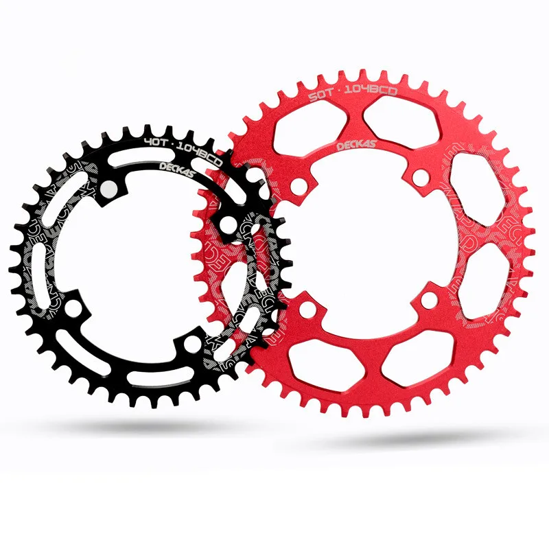 DECKAS Bicycle Chainwheel MTB Bike Crankset Aluminum 104BCD Round Plate 40T/42T/44T/46T/48T/50T/52T Mountain Chainring Crankset
DECKAS Bicycle Chainwheel MTB Bike Crankset Aluminum 104BCD Round Plate 40T/42T/44T/46T/48T/50T/52T Mountain Chainring Crankset