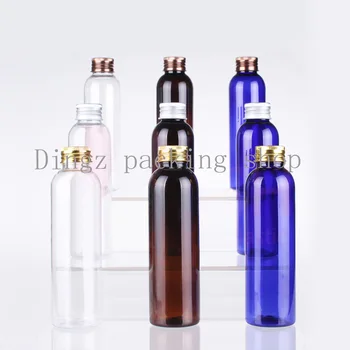 50pcs 150ml Travel Empty Round Amber Clear blue brown PET Plastic Bottle With Aluminum Cap PP Insert 5oz Cosmetic Container
50pcs 150ml Travel Empty Round Amber Clear blue brown PET Plastic Bottle With Aluminum Cap PP Insert 5oz Cosmetic Container