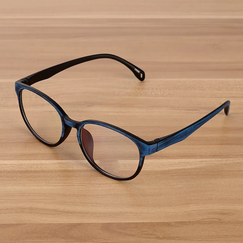 

NOSSA Women & Men's Prescription Eyewear Frame Vintage Myopia Glasses Frames Optical Spectacles Clear Fashion Glasses Blue Brown