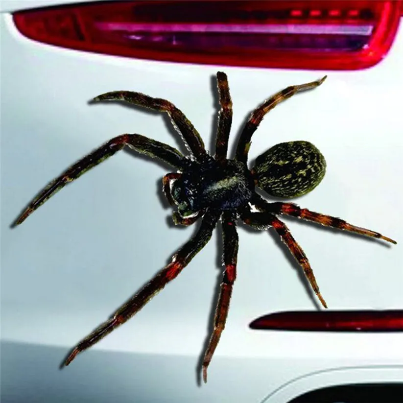 

Car-styling CARPRIE Stickers Halloween Car Wall Home 3D Spider Sticker Mural Decor Decal Removable Terror New td0424 dropship