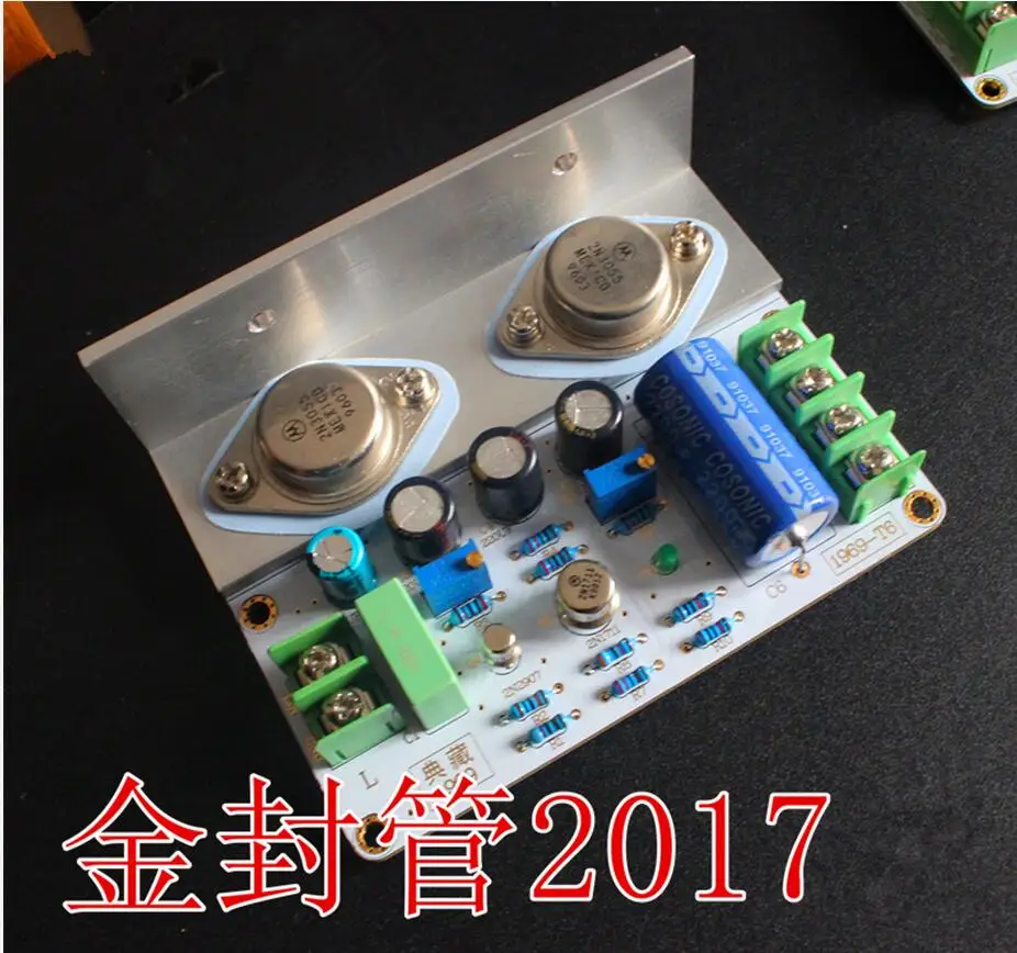 2017 new 1pcs JLH 1969 class A amplifier Board high quality PCB Assembled MOT/2N3055
2017 new 1pcs JLH 1969 class A amplifier Board high quality PCB Assembled MOT/2N3055