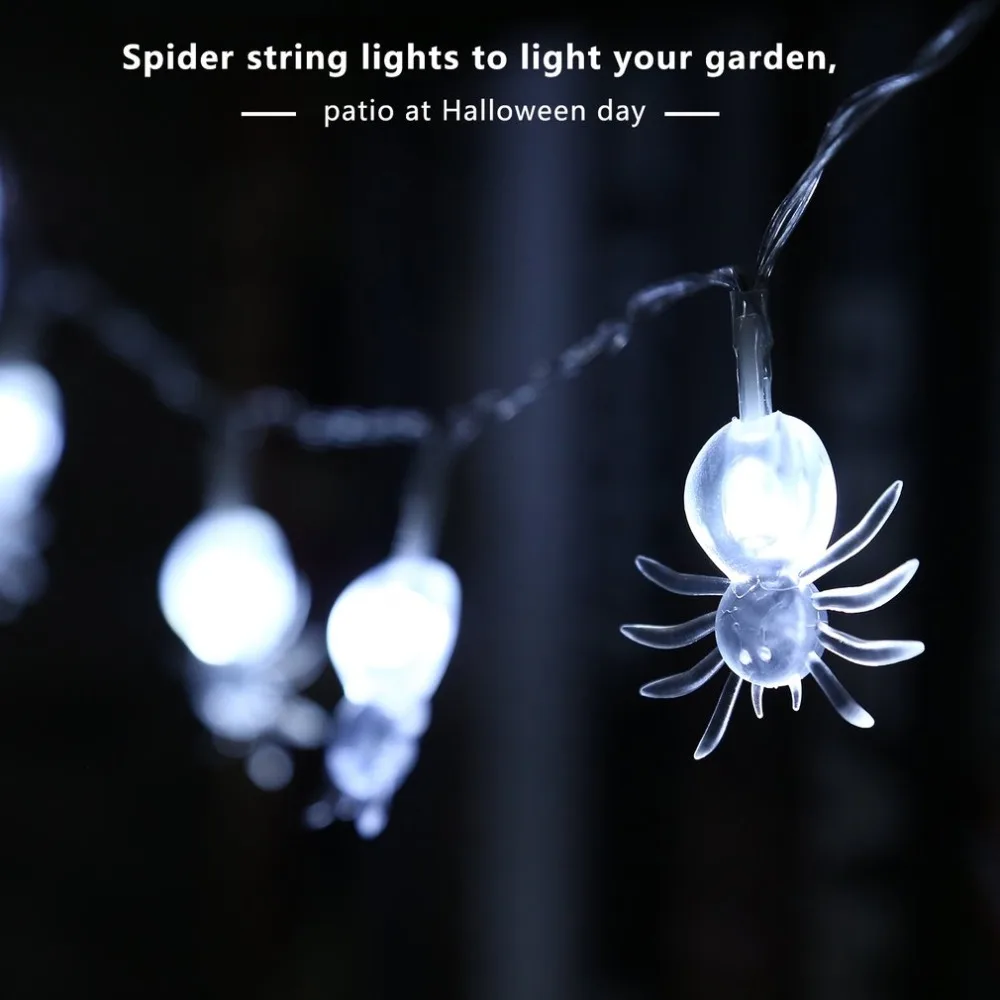 Garden Decoration String Lights 10 LED Spider Fairy String Light for Outdoor Halloween Thanksgiving Party Christmas
Garden Decoration String Lights 10 LED Spider Fairy String Light for Outdoor Halloween Thanksgiving Party Christmas
