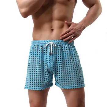 New Mens Boxers Shorts Drawstring Fishnet Underwear Hollow Out See-Through Boxer Shorts Pants Sleepwear Nightwear 5 Minute Boxer
New Mens Boxers Shorts Drawstring Fishnet Underwear Hollow Out See-Through Boxer Shorts Pants Sleepwear Nightwear 5 Minute Boxer