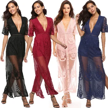 Plus Size Hot Sale Dress Sale Top Fashion Vestido Longo Zanzea And 2019 Europe America Sexy Deep V Split Fork Lace Perspective
Plus Size Hot Sale Dress Sale Top Fashion Vestido Longo Zanzea And 2019 Europe America Sexy Deep V Split Fork Lace Perspective