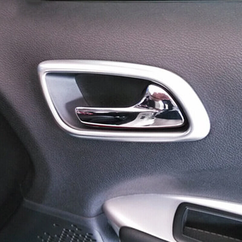 For Dodge Journey Fiat Freemont 2011-2018 ABS Matte Inner Door Handle Bowl Holder Bezel Cover Trim car styling Accessories 4pcs
For Dodge Journey Fiat Freemont 2011-2018 ABS Matte Inner Door Handle Bowl Holder Bezel Cover Trim car styling Accessories 4pcs
