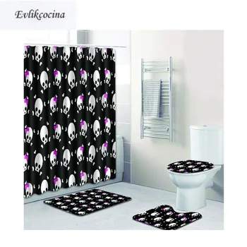 Free Shipping 4pcs Girl Skull Banyo Paspas Bathroom Carpet Toilet U Bath Mats Set Non Slip Tapis Salle De Bain Alfombra Bano
Free Shipping 4pcs Girl Skull Banyo Paspas Bathroom Carpet Toilet U Bath Mats Set Non Slip Tapis Salle De Bain Alfombra Bano
