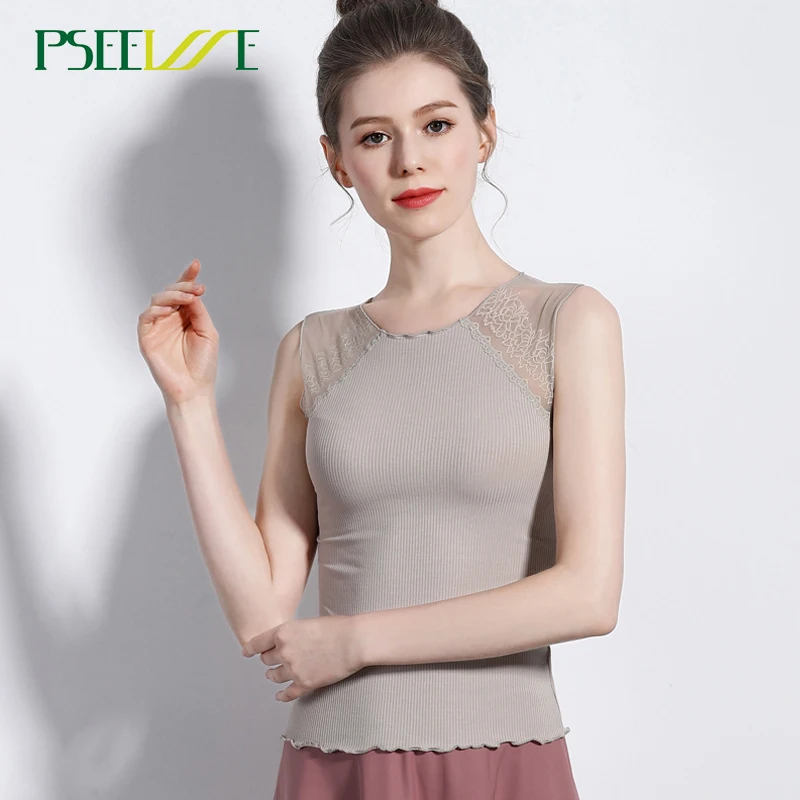 PSEEWE Multicolor Summer Lace No trace style top women Casual Vests Black white top female Elastic force tank tops for women
PSEEWE Multicolor Summer Lace No trace style top women Casual Vests Black white top female Elastic force tank tops for women